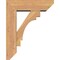 Ekena Millwork Merced Slat Smooth Bracket w/ Offset Brace, Western Red Cedar, 5 1/2"W x 16"D x 20"H BKT0604X16X20MRC06SWR - alternate 2